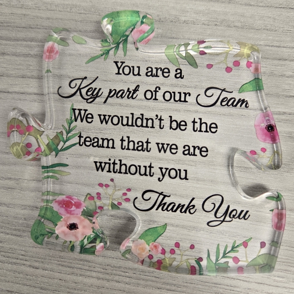 Coworker Gift Puzzle Piece